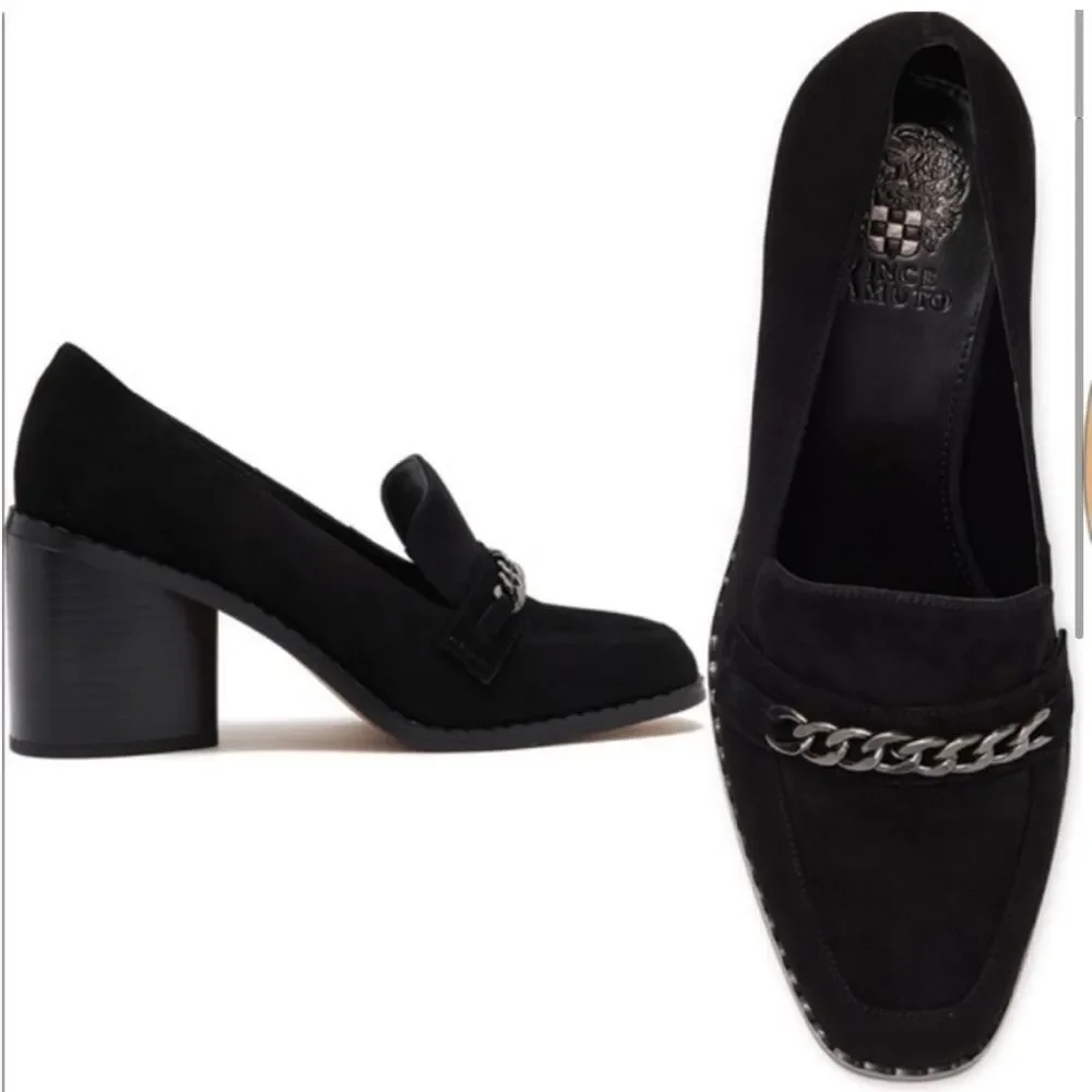 Vince camuto loafer heels